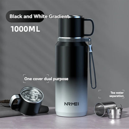 1.5L Thermos water bottle Stainless Steels Vacuum Flask Hot Coffee tea Water Heat Preservation Bottles Cold Tumbler drinkware TechElect