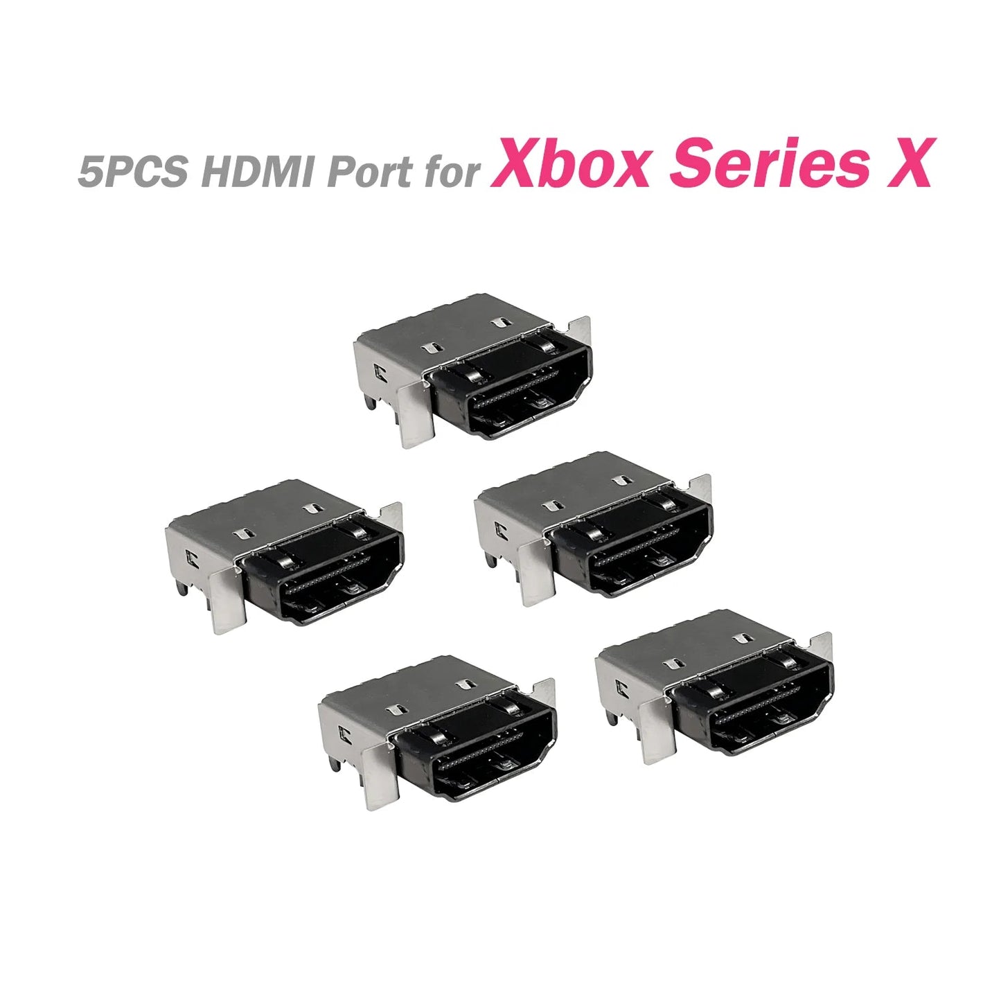 1-10pcs XSS XSX HDMI Port Connector Socket for Xbox Series X / Xbox Series S Replacement HDMI-Compatible Port Socket Connector Techelectronicx