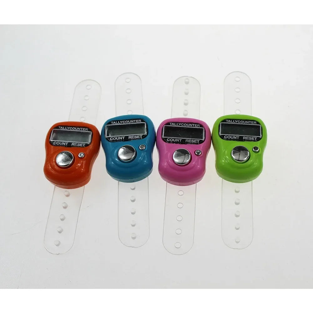 100pcs mini Ring shape Finger Counter LCD Electronic Digital Tally Counter Free Shpping Techelectronicx