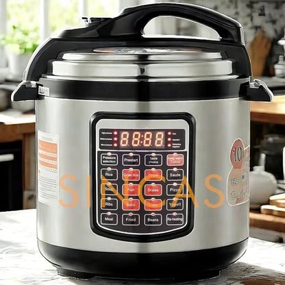 Rice Cooker 8L 220V English Button Multi-function Touch Electric Pressure Cooker Fully Automatic Cooking Pot Kitchen Appliances Techelectronicx