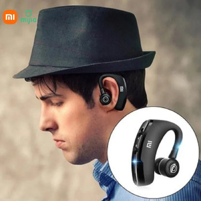 XIAOMI V9 Bluetooth Single Ear Sports Hanging Earphones with Microphone HD Music Business Touch Control Earphones Techelectronicx