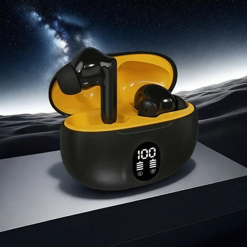 895B Wireless Headsets Bluetooth Earphone 5.3 ENC Earbuds LED Power Display TWS Sport Headphone with Mic for Smart Phone TechElect