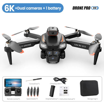 Xiaomi Mijia S13 Drone 8K Professional Dual Camera GPS FPV Brushless Motor Optical Flow Hovering Folding Quadcopter Foldable toy Techelectronicx
