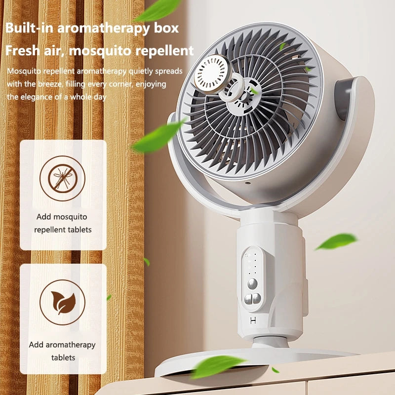 Xiaomi Desktop Floor To Fan With Remote Control Retractable Intelligent Silent Electric Fan Home Office Air Circulation Fan New Techelectronicx
