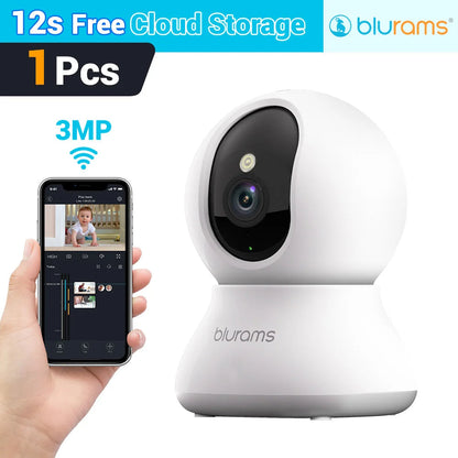 Blurams Baby Monitor Camera 2K HD Home Security Camera with Motion Detection and Two-Way Audio, Easy Setup, Clear Day & Night TechElect