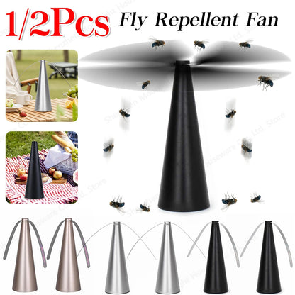 1/2pcs Mosquito Repellent Fan USB Or AA Battery Powered Fly Repeller Table Fan Portable Pest Control for Camping Picnic Party TechElect