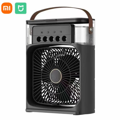 Xiaomi 3-in-1 Portable Air Conditioner Fan With LED Night Light Household Mini Humidifier Air Cooler Office Home Adjustable Fan Techelectronicx