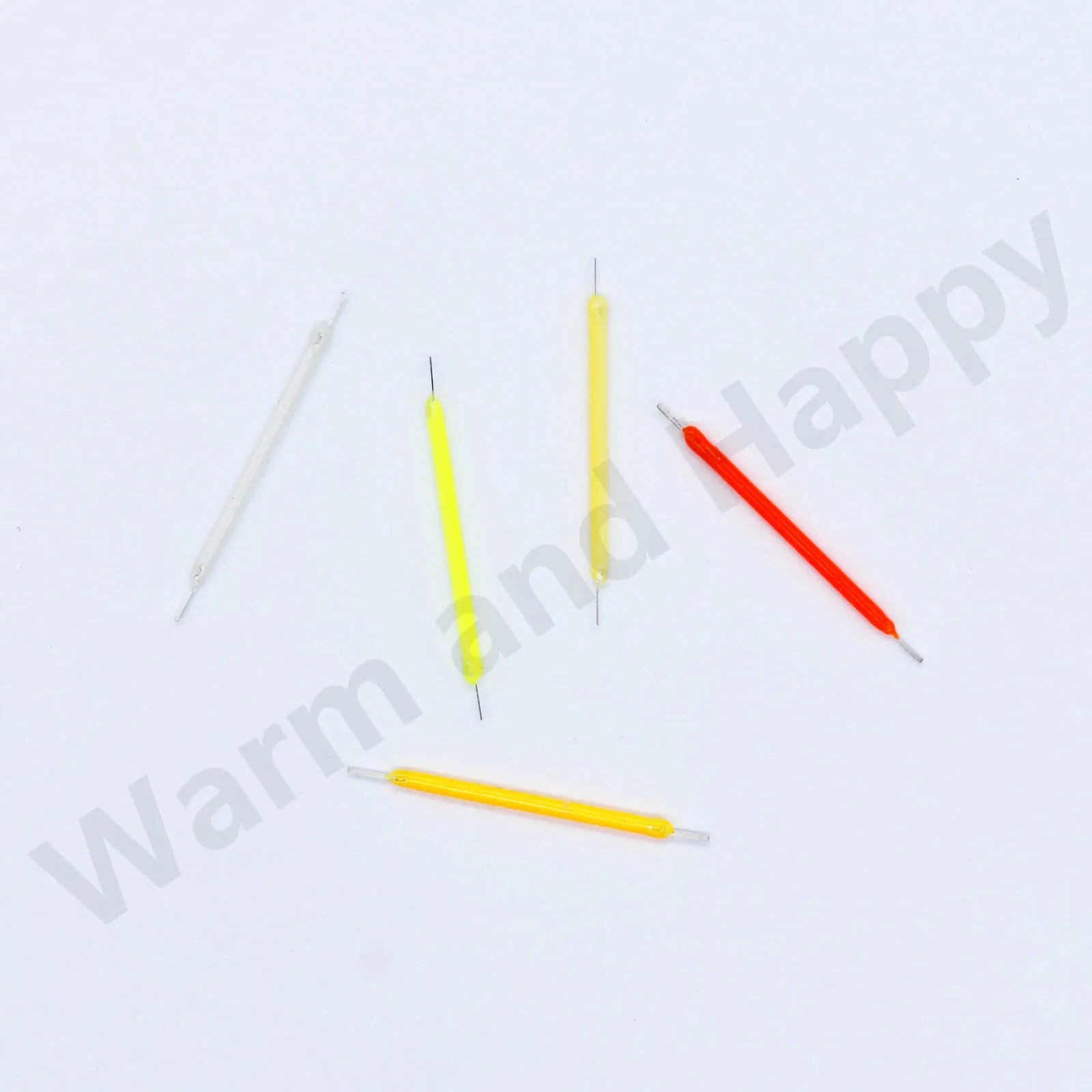 10pcs Edison Bulb LED Filament Lamp Parts 38mm DC3V DC12V LED Bead Incandescent Light Accessories Diode for holiday lighting DIY Techelectronicx