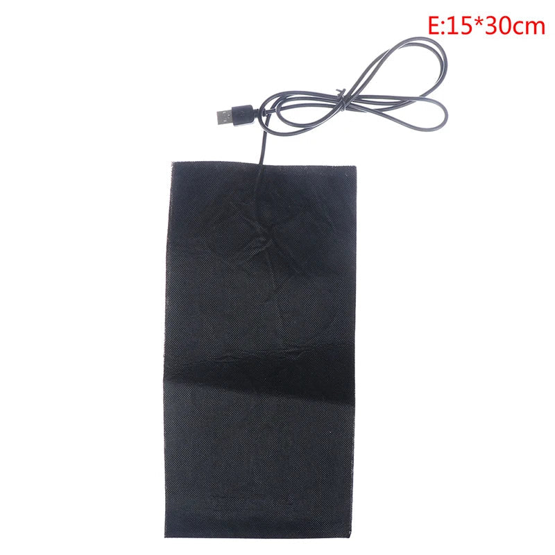 1/2pcs   5V Winter Warm Gloves Usb Powered Heated Pads Hand Warmer Pads TechElect