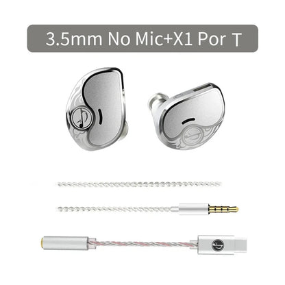 Zhulinniao Qingluan Z4 In-Ear Metal Headphones HiFi Sound Noise Cancelling for Music & Gaming Student And Office Use Techelectronicx