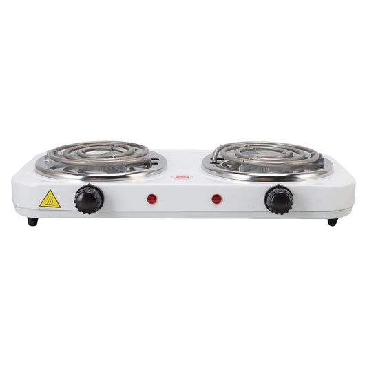 110V Electric Hot Plate US Plug Overheat  Easy To Clean 2  Compact Electric Countertop Stove for Apartments 2000W Techelectronicx