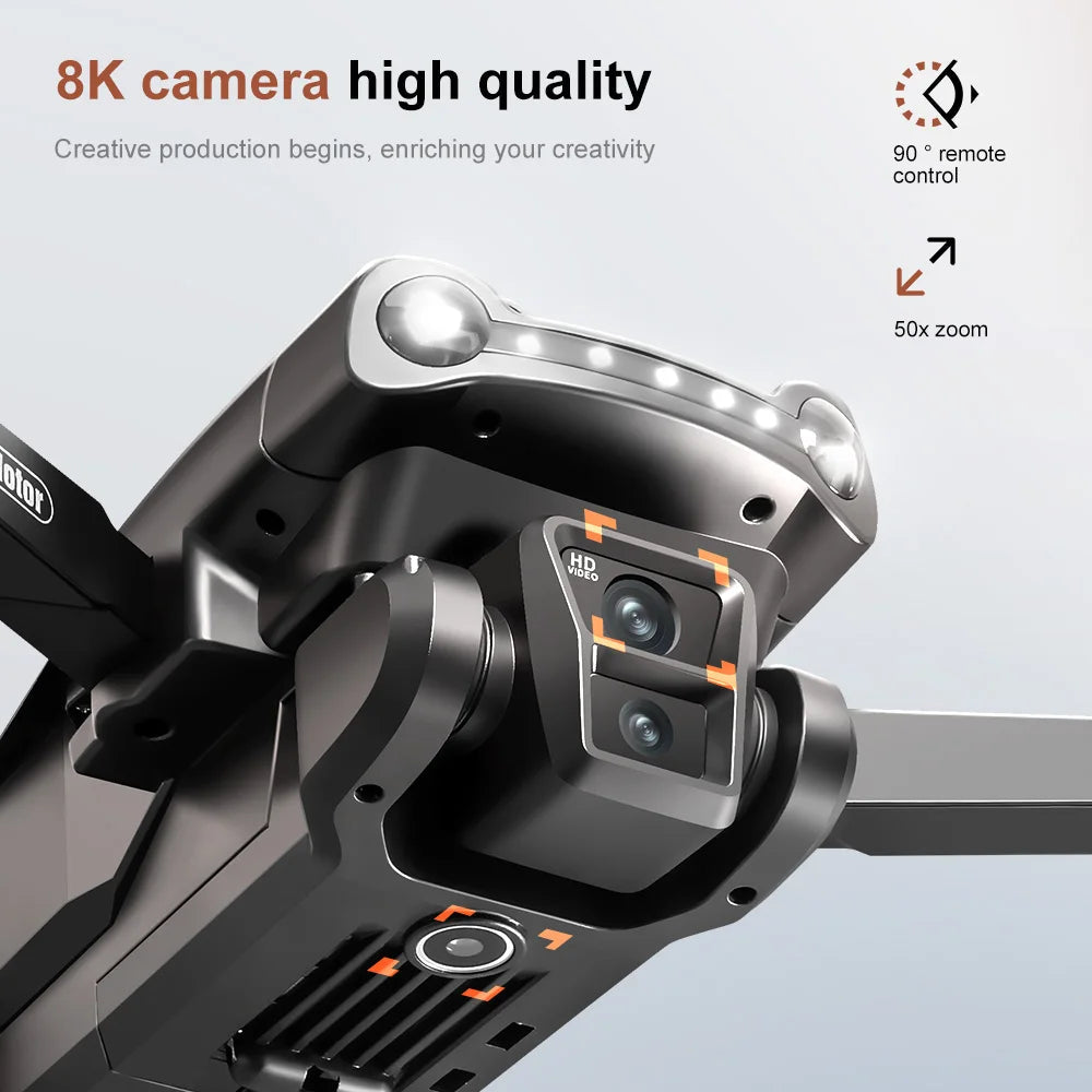 Xiaomi V198Max GPS Drone 4K Professional 8K HD Two Camera Dron Brushless Motor 5G WIFI FPV RC Quadcopter Helicopter wish Screen Techelectronicx