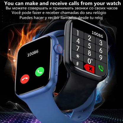 2025 2.01'' Smart Watch Bluetooth Call Play Music Smartwatch Fitness Clock Sport Waterproof Watches for Men Women iPhone Android TechElect