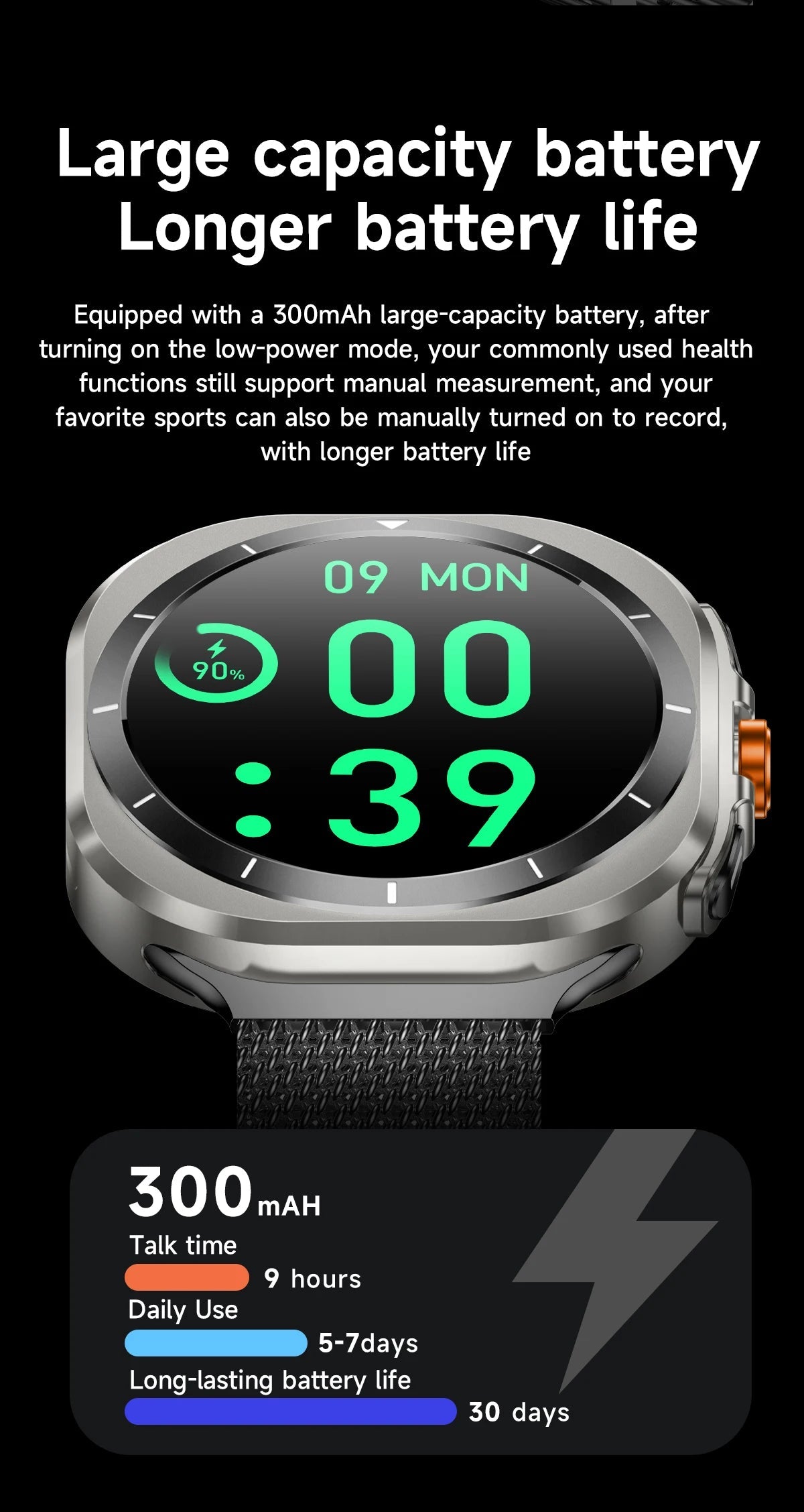 Z7 Ultra Smart Watch Men Women Watch 7 Ultra Amoled 415*415  BT Call Outdoor Sport Compass Watches ECG+PPG Waterproof SmartWatch Techelectronicx