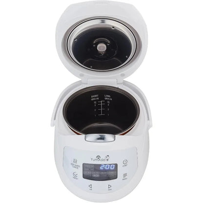 Yum Asia Panda Mini Rice Cooker With Ninja Ceramic Bowl and Advanced Fuzzy Logic (3.5 cup, 0.63 litre) 4 Rice Cooking Functions Techelectronicx