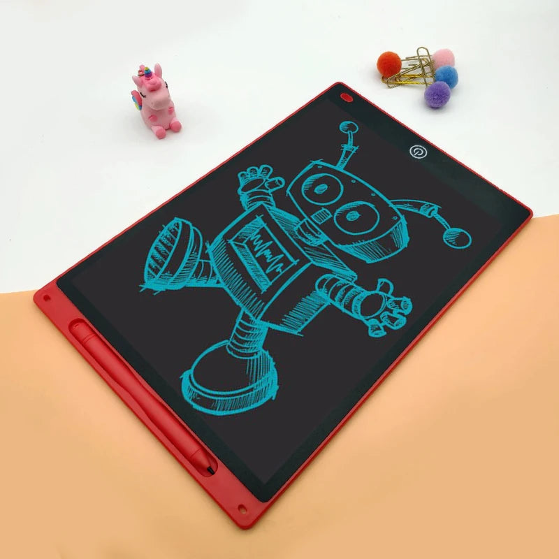12 Inch Electronic Drawing Board(Brightness Increase By 20%), Writing Tablet For Kids, Colorful Screen Doodle Board Techelectronicx