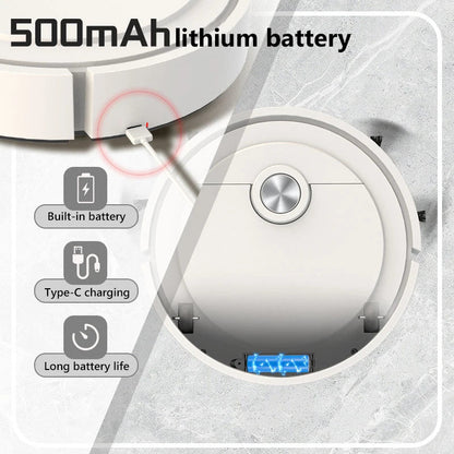 Xiaomi Smart Sweeping Robot 3-in-1 Smart Cleaner Household Rechargeable Fully Automatic Vacuum Cleaner 6000Pa Suction Pet Hair Techelectronicx