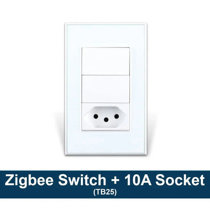 Zemismart Zigbee Smart Socket - Voice Control with Alexa & Google Home, Compatible with Tuya, 10A/20A for Brazil Outlets TechElect