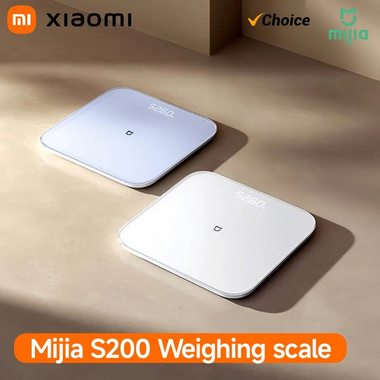 Xiaomi Mijia Scale S200 High Precision Sensor Balance Test Weight Report LED Screen Multifunctional Smart Scale Work for Mihome TechElect