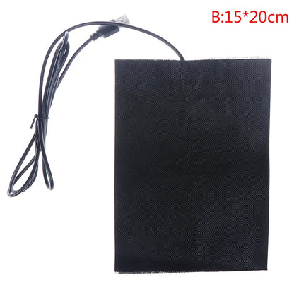 1/2pcs   5V Winter Warm Gloves Usb Powered Heated Pads Hand Warmer Pads TechElect