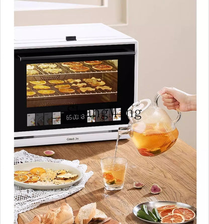 ZYY micro-steaming, baking and frying all-in-one machine, desktop household electric oven, four-in-one water microwave oven Techelectronicx