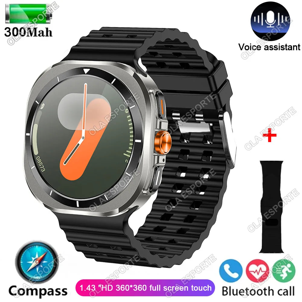 Z7 Ultra Smart Watch Men Women Watch 7 Ultra Amoled 415*415  BT Call Outdoor Sport Compass Watches ECG+PPG Waterproof SmartWatch Techelectronicx