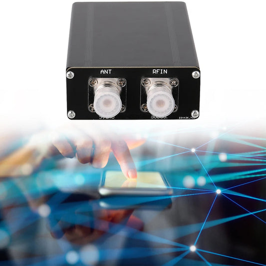 1.8-50MHz Antenna Tuner 0.91inch OLED Display by N7DDC 7x7 Automatic Antenna Tuner 3.2 Firmware Programmed with Metal Case Techelectronicx