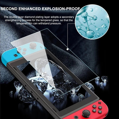 1/2/3PCS Tempered Glass for Nintendo Switch OLED 3 Pieces Screen Protector Film for Nintendo Switch Switch Lite Protective Glass Techelectronicx