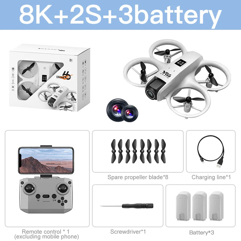 Xiaomi Mijia V66 Mini Drone Children's Toy 8K Profession HD Camera WiFi RC Height Freestyle Keep Helicopter Foldable Quadcopter Techelectronicx