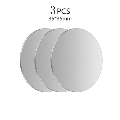 1/3/5PCS Metal Plate for Magnetic Car Phone Holder Self-adhesive Iron Sheet Sticker Magnet Mobile Phone Stand Mount For iPhone Techelectronicx