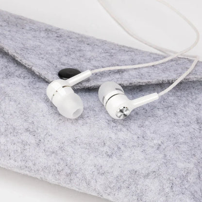3.5mm Wired Earphone In Ear Headset HIFI Heavy Bass Earbuds Monitor Sports Headset Stereo Music Gaming Headphone with Microphone - TechElect