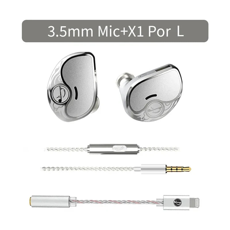 Zhulinniao Qingluan Z4 In-Ear Metal Headphones HiFi Sound Noise Cancelling for Music & Gaming Student And Office Use Techelectronicx