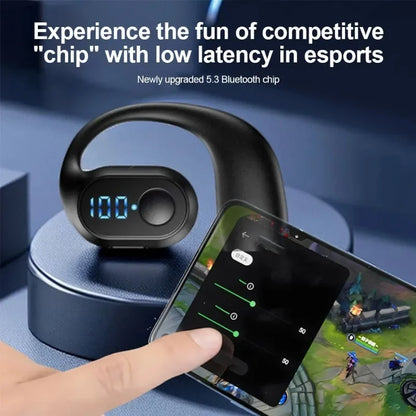 Bluetooth 5.3 Headphone TWS Wireless Ear Hook Earphone HiFi Stereo Noise Reduction Headset Waterproof Earbud for Huawi Xiami - TechElect