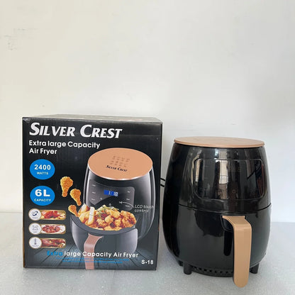 SilverCrest Airfryer Automatic Air Fryer Large Capacity Electric Fryer Chip Machine Smart Touch TechElect