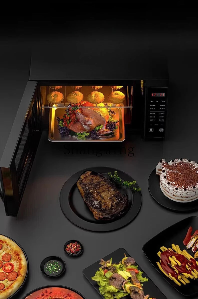 ZYY frequency conversion microwave oven household intelligent light wave furnace micro-steaming oven integrated machine Techelectronicx