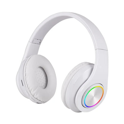 Wireless Bluetooth 5.0 Headphone With Microphone On-Ear Headset Stereo Sound Earphones Sports Gaming Foldable Headphones Game - TechElect