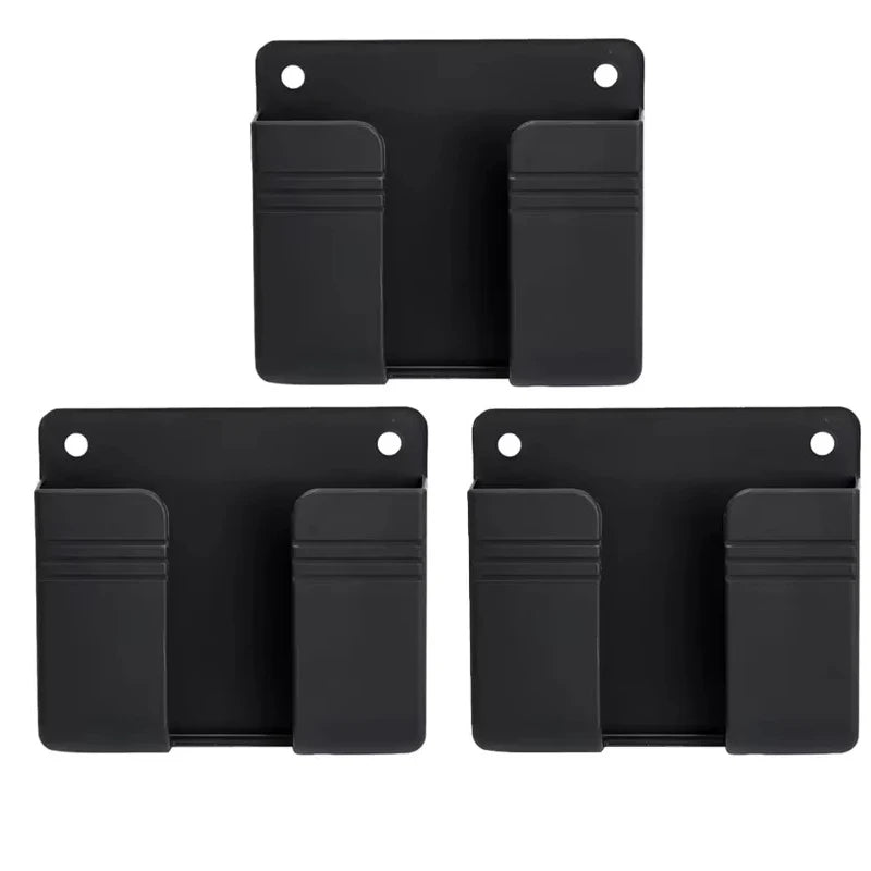 4-1PCS Multifunction Mobile Phone Holder Wall Mounted Storage Box Punch Free Mobile Phone Charging Dock Stand Organizer Brackets Techelectronicx