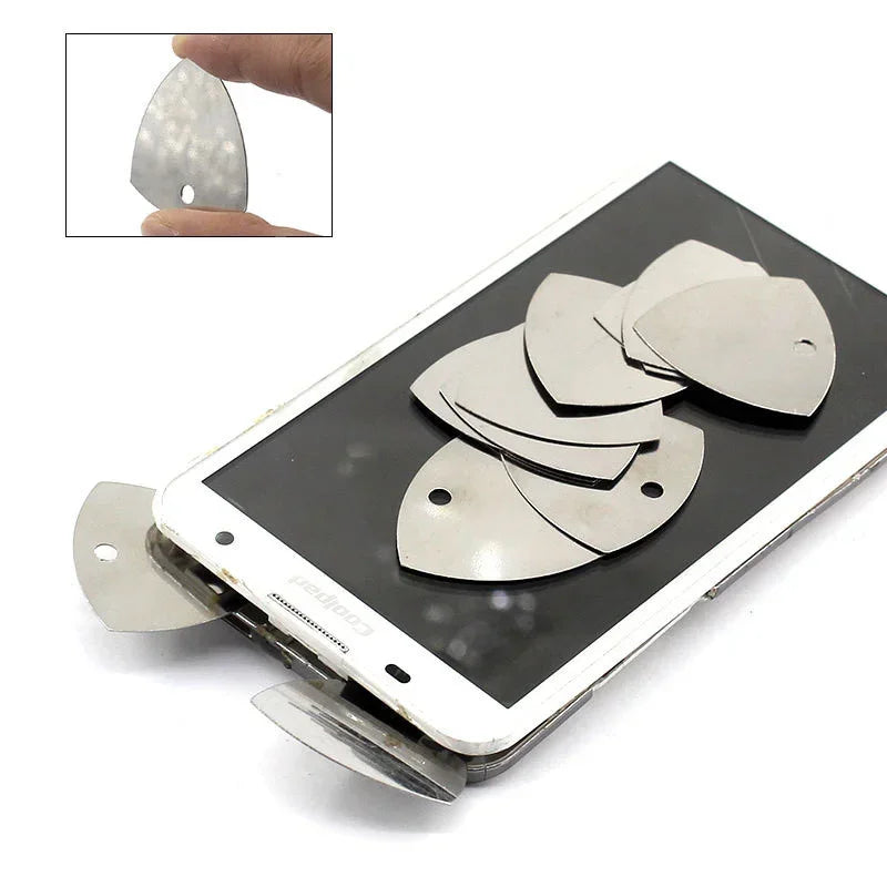 10/20/50PCS Metal Phone Opening Tools Metal Guitar Picks Pry Opener for iPhone iPad Tablet PC Disassemble Repair Tool Kit Techelectronicx