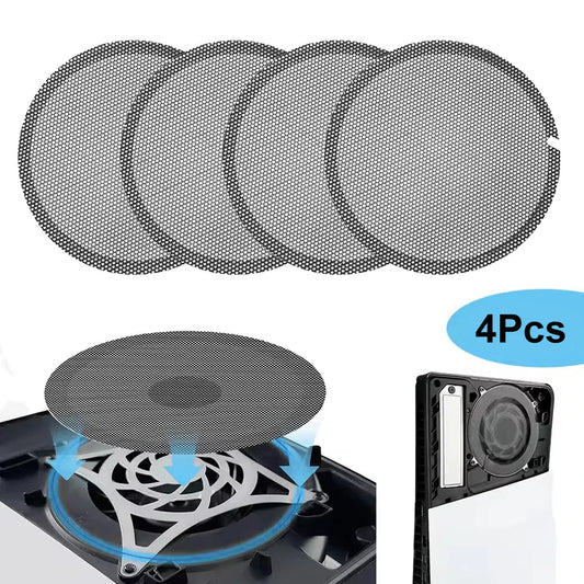 1/4Pcs Dust Filter Net For PS5 Game Console Breathable Dust Protector Dustproof Mesh Cover Case for PS5 Slim Accessories Techelectronicx