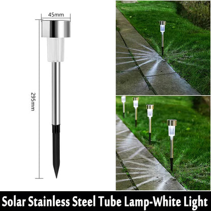 10Pack Solar Outdoor Lights Garden Lantern Solar Powered Lamp Waterproof Landscape Lighting Pathway Yard Lawn Garden Decoration Techelectronicx