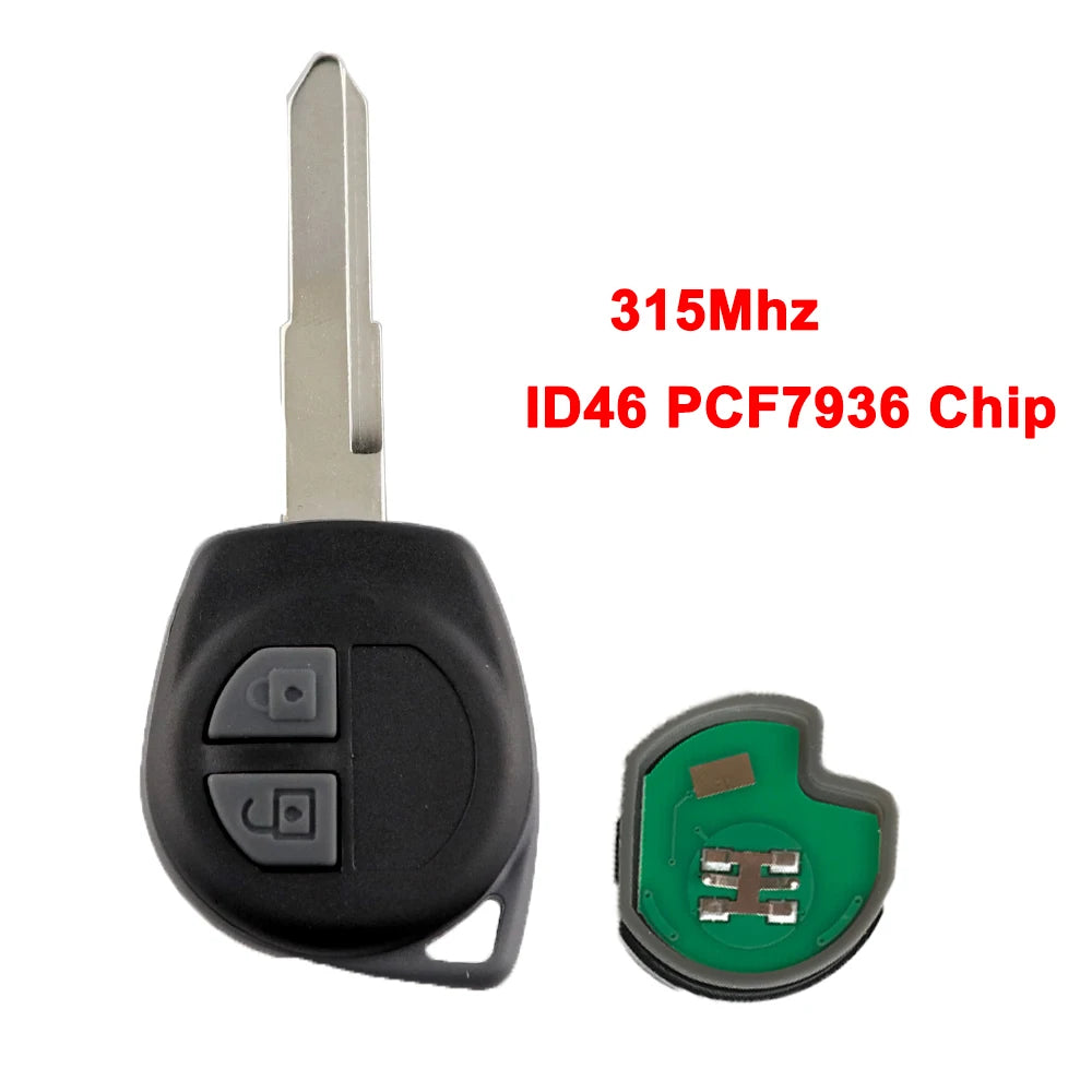 YIQIXIN Smart Key 315/433Mhz For Suzuki Vauxhall Agila Splash Swift Liana Aerio Jimn Igins Alto SX4 Car Remote ID46 PCF7936 Chip TechElect
