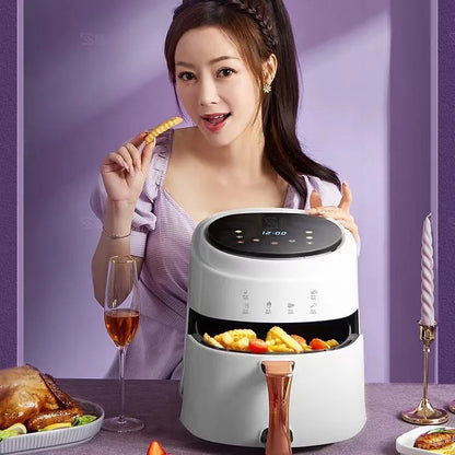 SilverCrest Airfryer Automatic Air Fryer Large Capacity Electric Fryer Chip Machine Smart Touch TechElect
