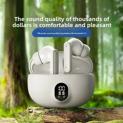 895B Wireless Headsets Bluetooth Earphone 5.3 ENC Earbuds LED Power Display TWS Sport Headphone with Mic for Smart Phone TechElect