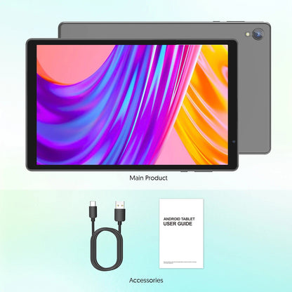 10-inch Android tablet, 4GB (2g+2g memory expansion) RAM+32GB ROM, 1280x800 IPS screen, dual cameras, WiFi, Bluetooth, dual spea Techelectronicx