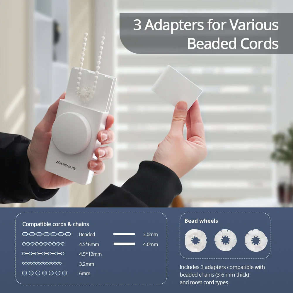 Zemismart Smart Zigbee Roller Shade Driver Work with Tuya App Rechargeable Curtain Motor Alexa Google Home Voice Control TechElect