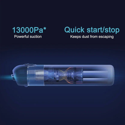 XIAOMI MIJIA Portable Handheld Vacuum Cleaner For Home Car Wireless Vacuum Cleaners 13000PA Cyclone Suction Cleaning Machine Techelectronicx