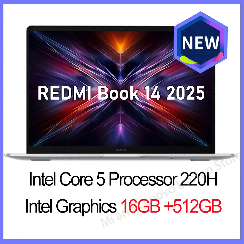 【World Premiere】REDMI Book 14 2025 NEW C5-220H 16G/32G+512GB/1TB 2.8K 120Hz Screen Techelectronicx