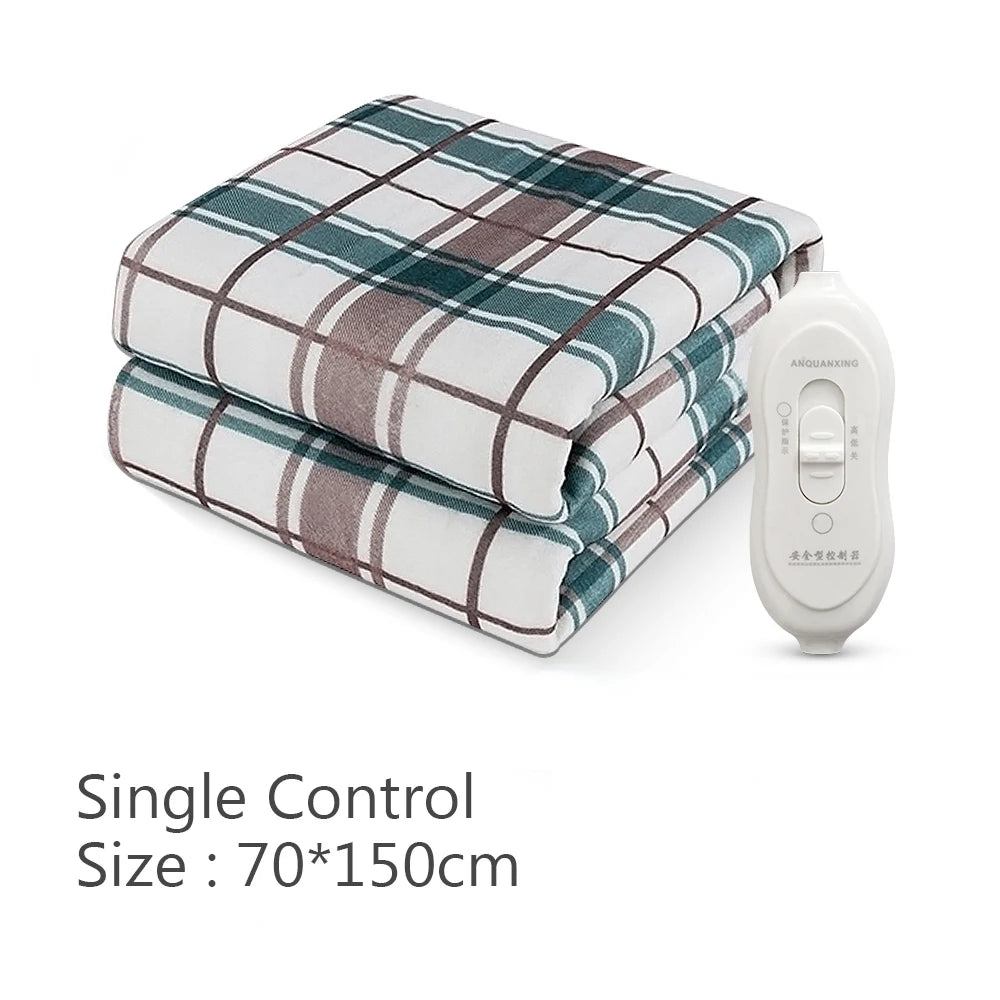 110V 220V Electric Blanket Thicker Heaters Home Bed Sheet Thermal Mat Heating Mattress Winter Thermostat Double Body Warmer Pads TechElect