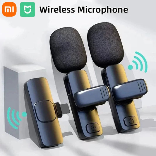 Xiaomi Wireless Bluetooth Microphone Portable Audio Video Recording Mini Mic For iPhone Live Broadcast Gaming Phone Type-C Hot Techelectronicx
