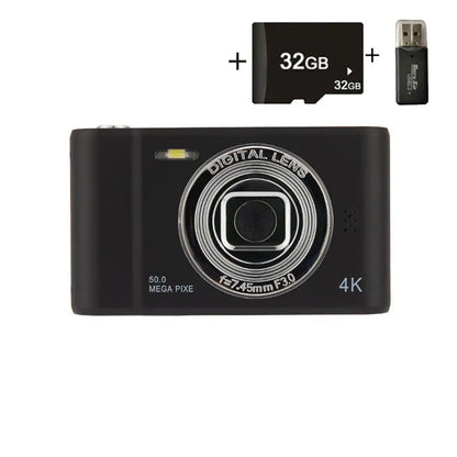 Xiaomi 4K Digital Camera Travel Selfie Camara 50MP HD Dual Lens Zoom Photography Screen Entry-Level Kids Campus Mini Retro Cam - TechElect